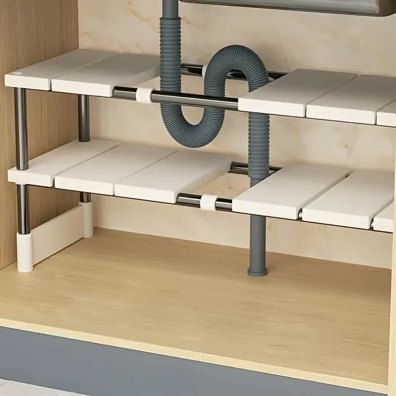 Woodworking Design Software - Étagère de rangement réglable sous l'évier