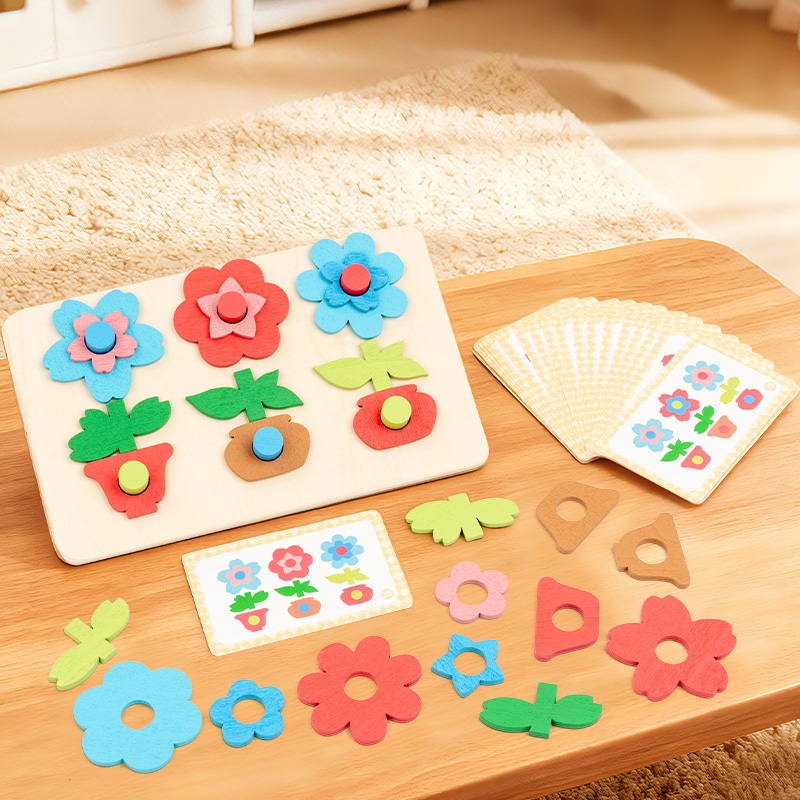 Woodworking Hobby - Planche de puzzle florale polyvalente à