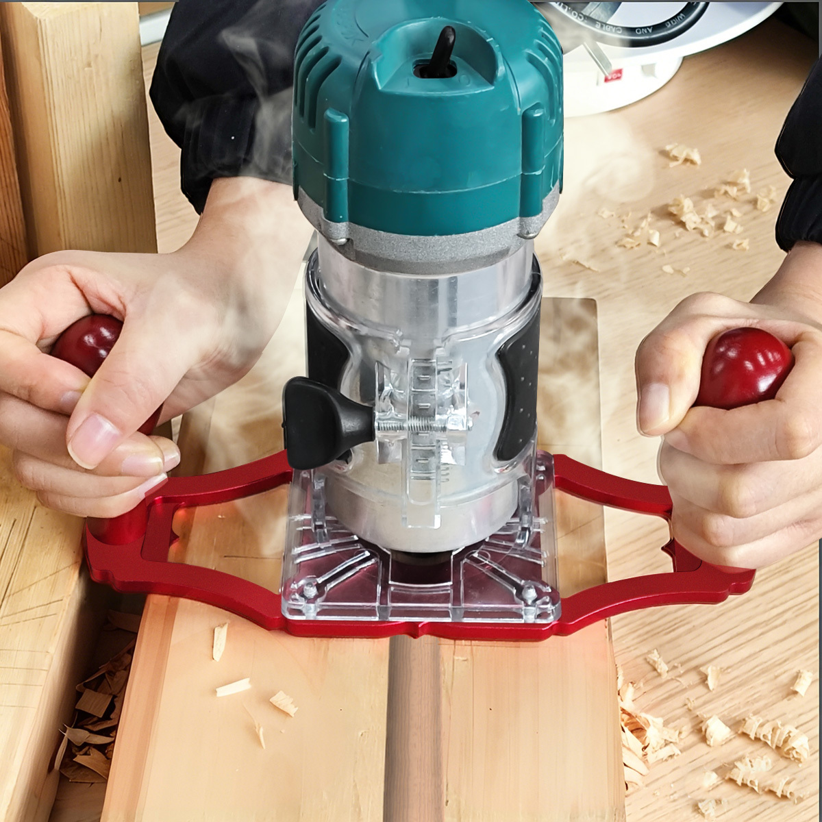Woodworking Routers - Base de routeur avec poignées et