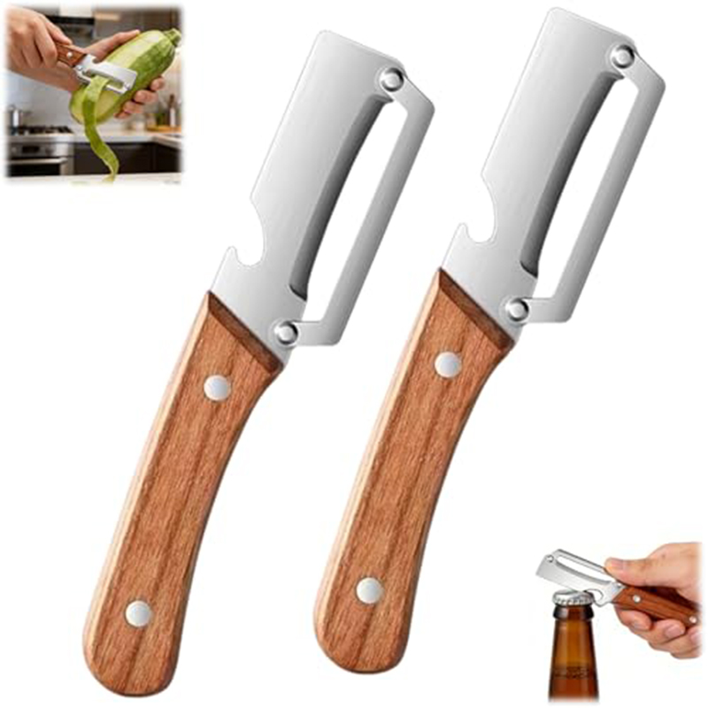 Woodworking Hobby - Éplucheur de cuisine en acier inoxydable