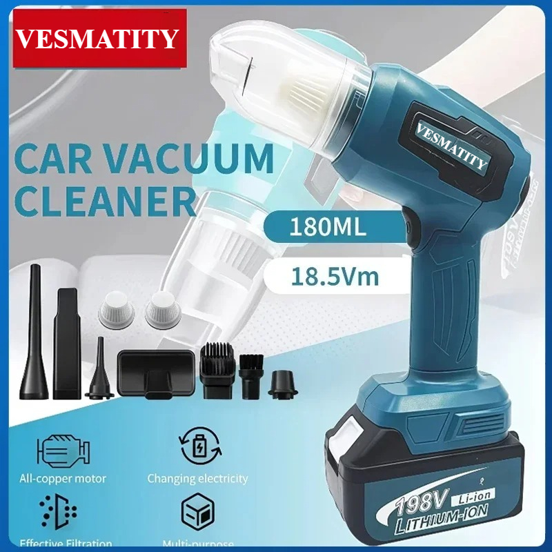 Woodworking Dust Collector - Aspirateur sans fil 7 buses 200W