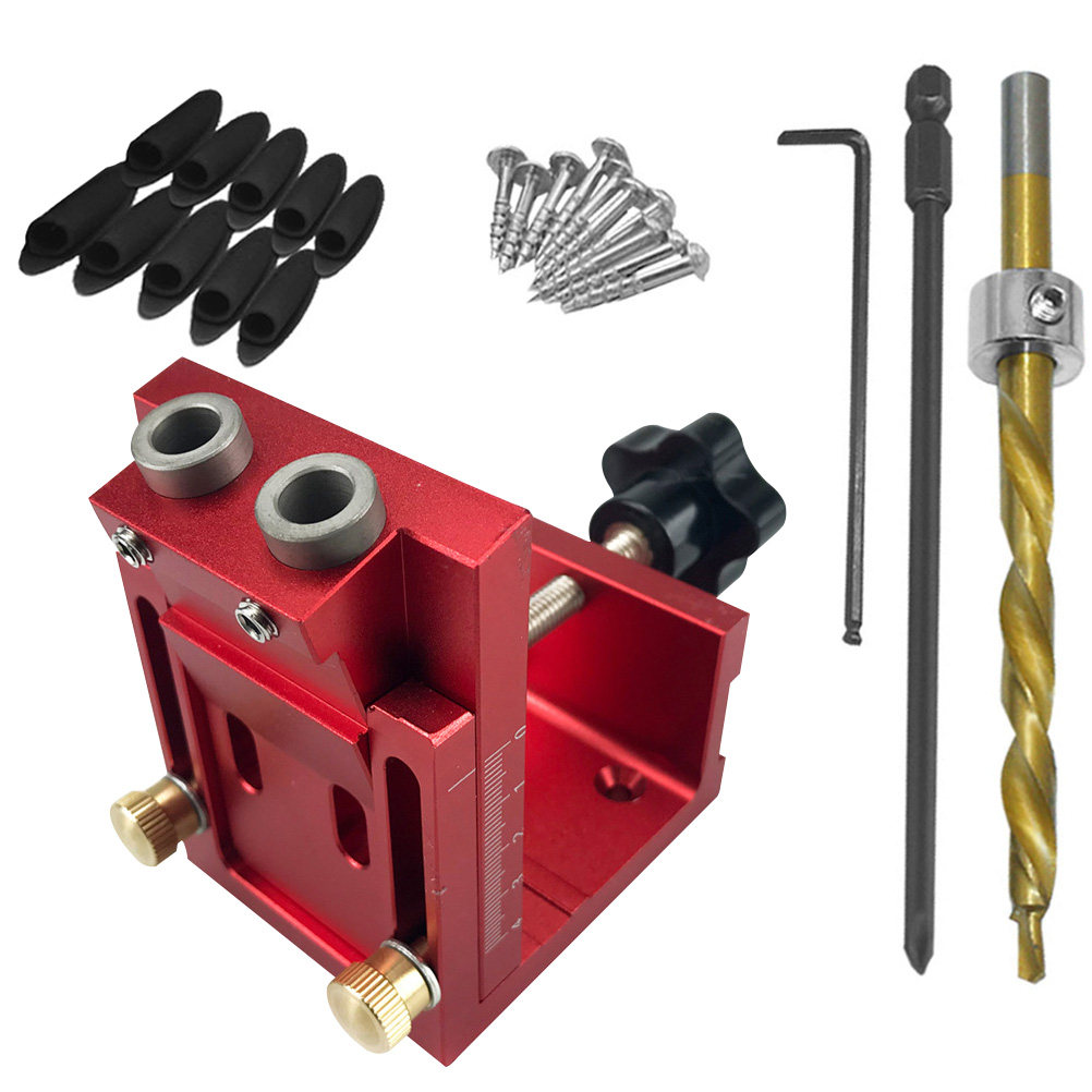 Woodworking Kit - Gabarit de perçage d'angle à 15