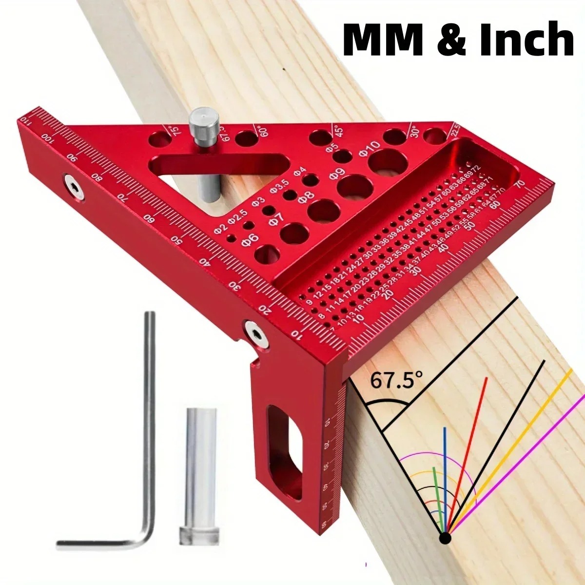 Règle de mesure multi-angles 3 - Woodworking Basic Tools avis et prix