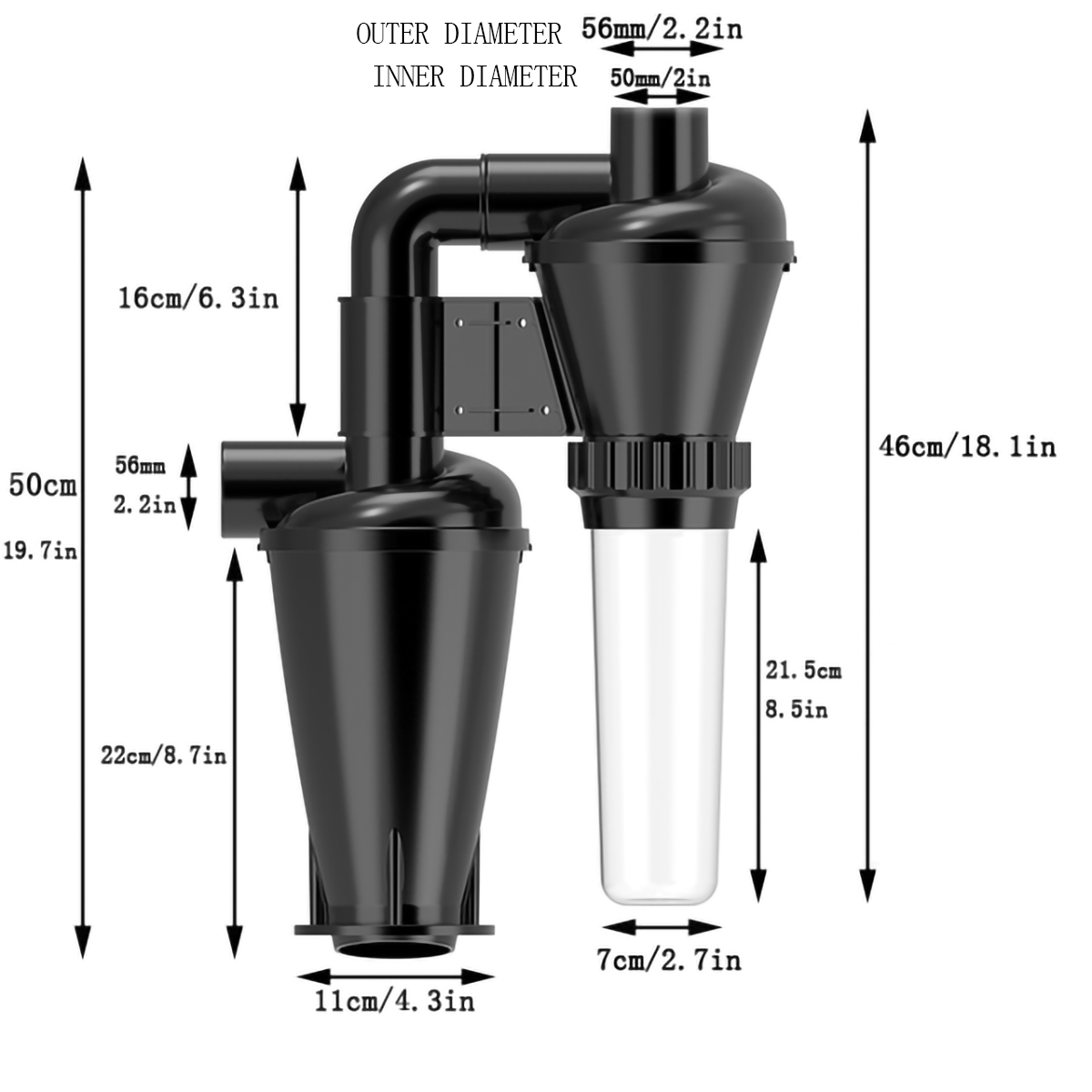 Double Filtration-collecteur d - Woodworking Dust Collector avis et prix
