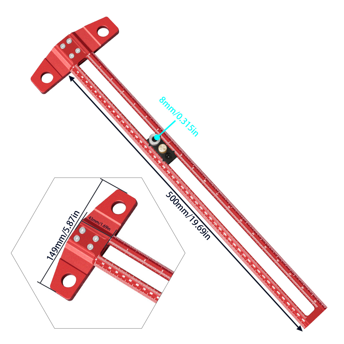 Jauge de marquage en T pour le - Woodworking Marking Knife avis et prix