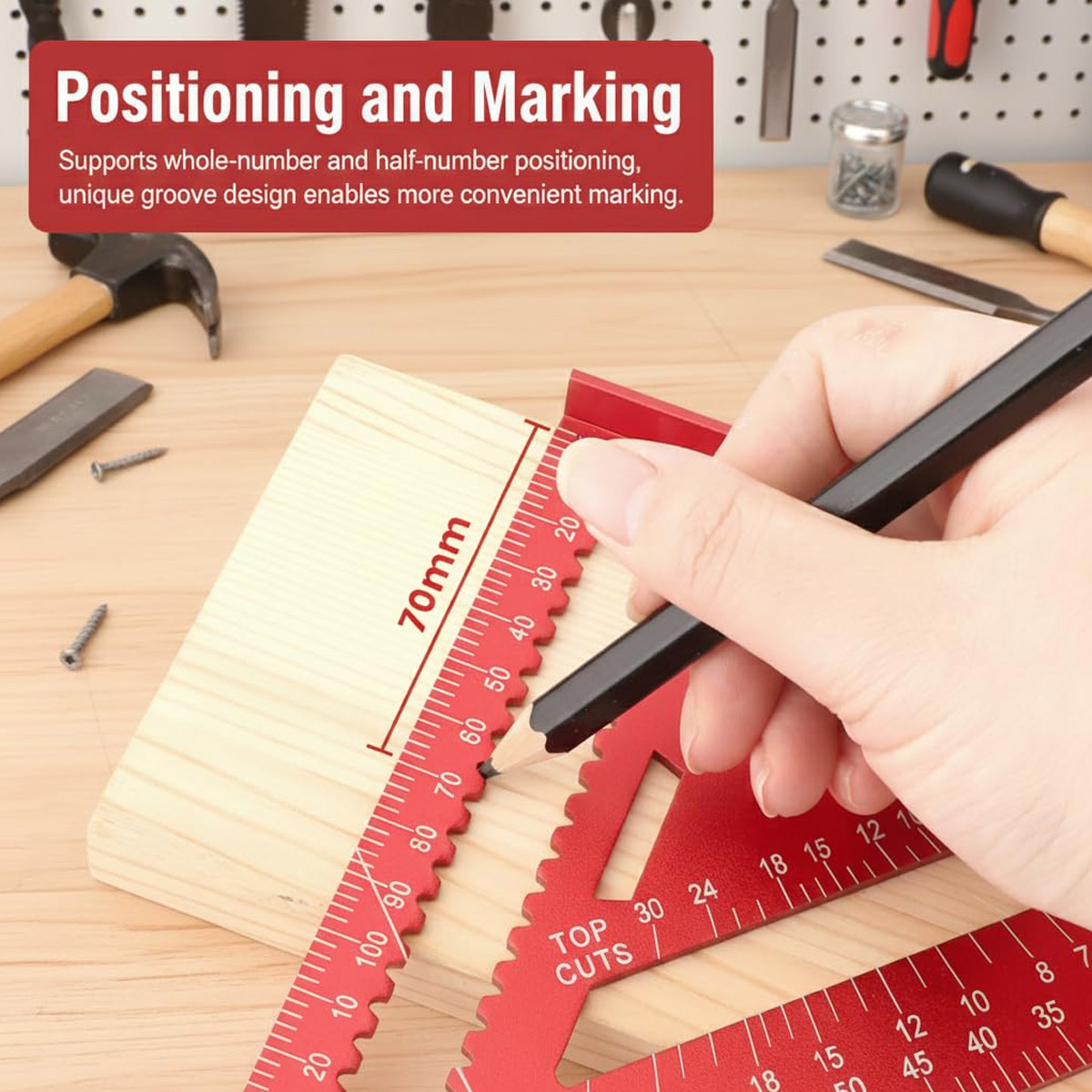 Équerre rapide en alliage d'al - Woodworking Basic Tools avis et prix