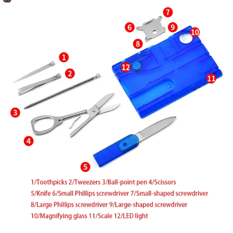 Carte de crédit de poche 12 en - Woodworking Basic Tools avis et prix