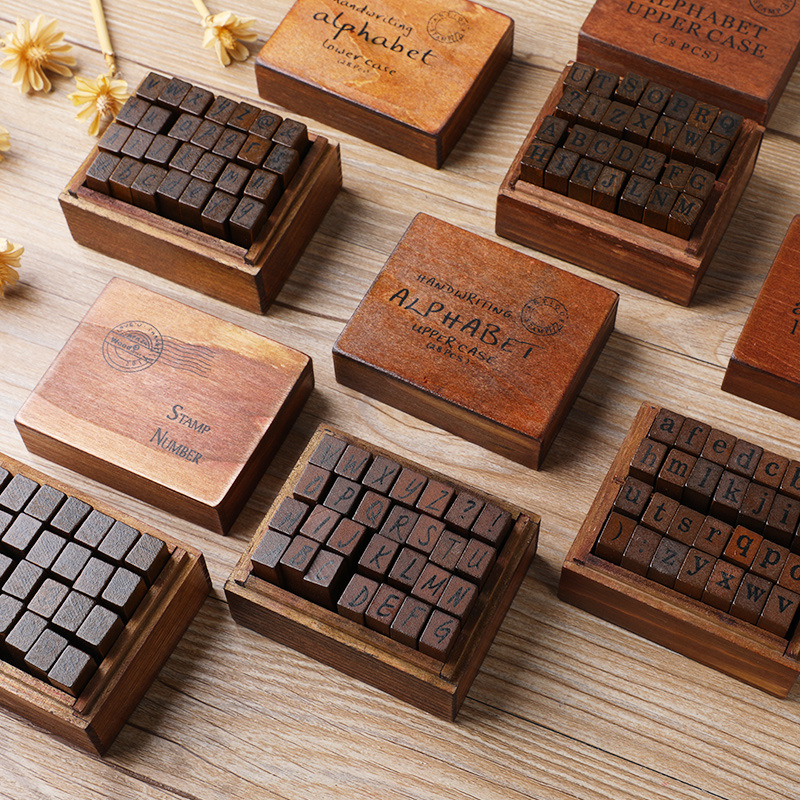 28 tampons alphabet par boîte, - Woodworking Diy Projects avis et prix