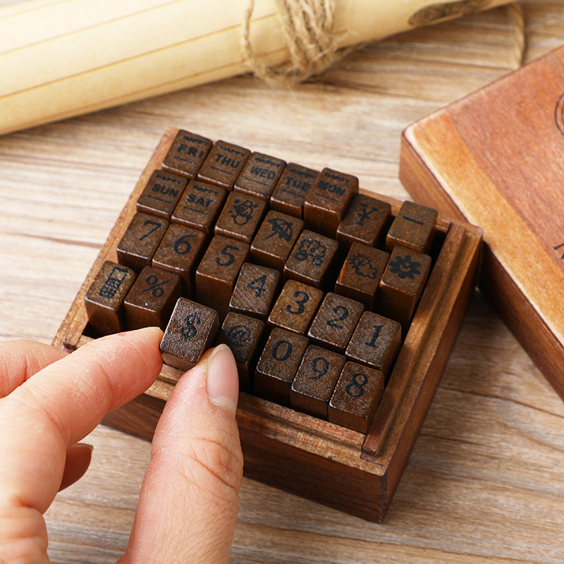 28 tampons alphabet par boîte, - Woodworking Diy Projects avis et prix