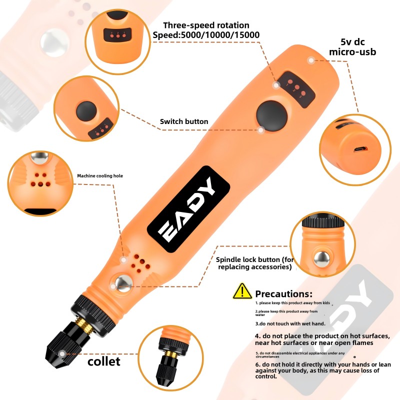 Kit d'outils rotatifs sans fil - Woodworking Basic Tools avis et prix
