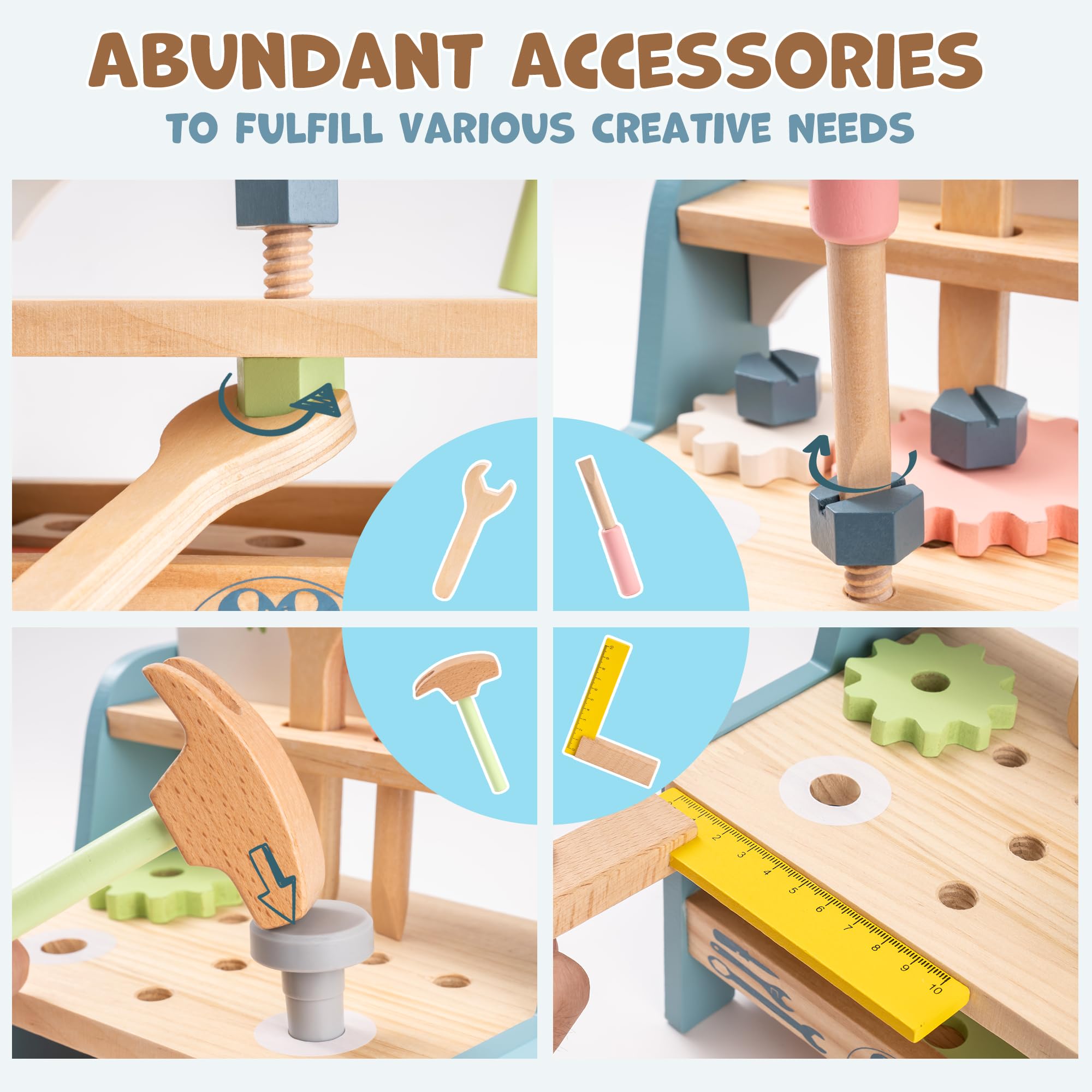 Ensemble d'outils de jeu en bo - Woodworking Kit avis et prix